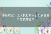 革新农业：无人机打药水引发农业生产方式的变革