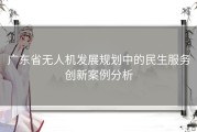 广东省无人机发展规划中的民生服务创新案例分析