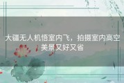 大疆无人机悟室内飞，拍摄室内高空美景又好又省