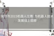 南京市2015机器人比赛: 为机器人技术发展插上翅膀