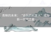 青睐的未来：“会玩的机器人”成为新一代代之星