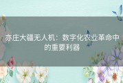 亦庄大疆无人机：数字化农业革命中的重要利器