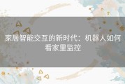 家居智能交互的新时代：机器人如何看家里监控