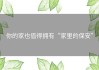 你的家也值得拥有“家里的保安”