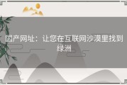 国产网址：让您在互联网沙漠里找到绿洲