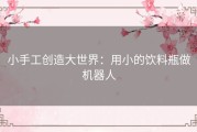 小手工创造大世界：用小的饮料瓶做机器人