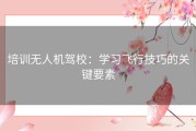 培训无人机驾校：学习飞行技巧的关键要素