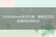 SiS001Board关闭注册：最新社交应用潮流的转折点