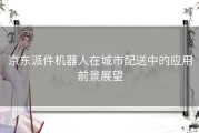 京东派件机器人在城市配送中的应用前景展望