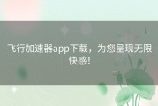 飞行加速器app下载，为您呈现无限快感！