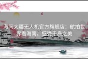 海南大疆无人机官方旗舰店：航拍世界看海南，感受千岛之美