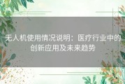 无人机使用情况说明：医疗行业中的创新应用及未来趋势