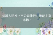 机器人研发上市公司排行：谁能主宰市场？