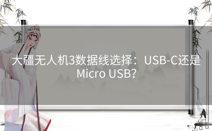 大疆无人机3数据线选择：USB-C还是Micro USB？