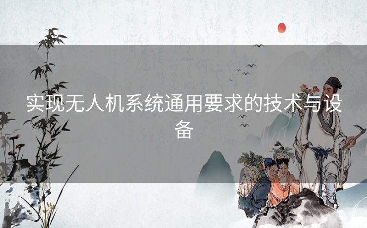 实现无人机系统通用要求的技术与设备
