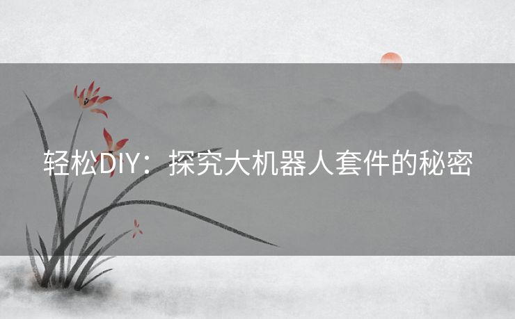 轻松DIY：探究大机器人套件的秘密
